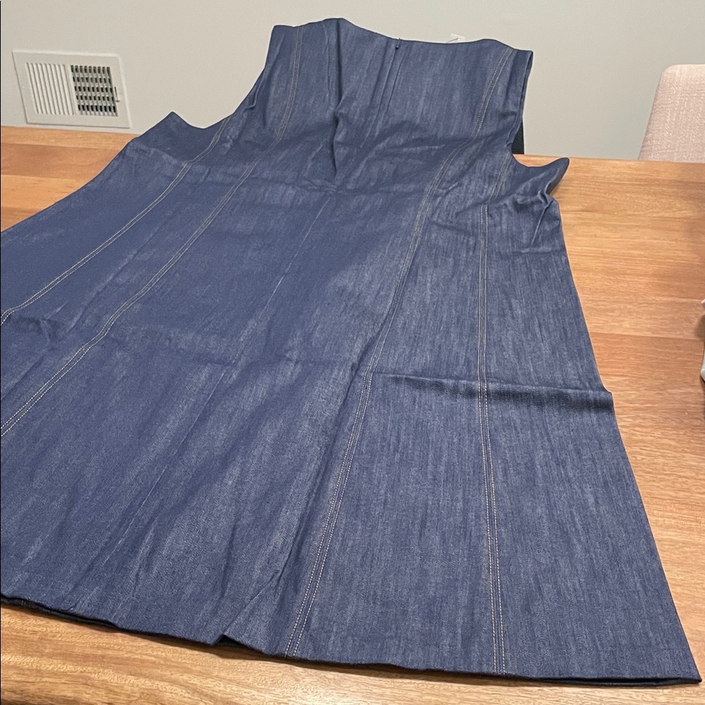 Talbots Denim Sleeveless Shift Dress, 20W — NWT - Picture 7 of 12